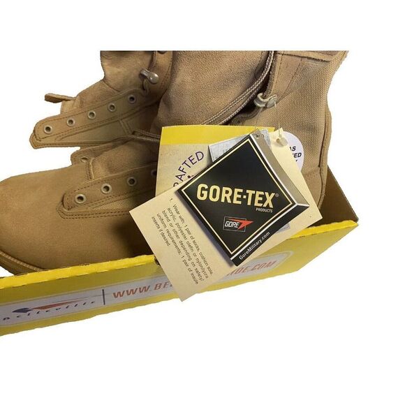 New Belleville Mns 03-D-0322 Goretex Desert Tan Lace Military Combat Boots 16XXW